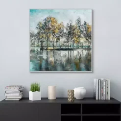 Kirklands Home Framed Art|Beckoning Tree Grove Framed Canvas Art