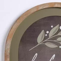 Kirklands Home Wall Quotes & Signs|Before I Spoke A Word Arched Wall Plaque Black