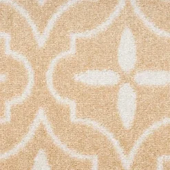 Kirklands Home Area Rugs|Beige & Ivory Quatrefoil Indoor/Outdoor Rug, 4x6