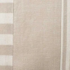 Outlet Beige Asymmetrical Stripes Lumbar Pillow Pillows