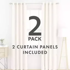 Kirklands Home Curtains & Drapes|Beige Blackout Curtains, 84 in. Tan