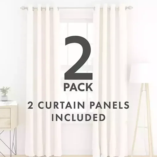 Kirklands Home Curtains & Drapes|Beige Blackout Curtains, 84 in. Tan