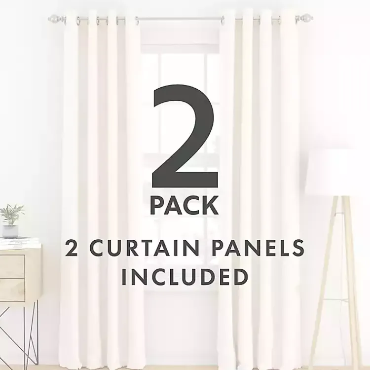 Kirklands Home Curtains & Drapes|Beige Blackout Curtains, 84 in. Tan