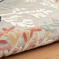 Kirklands Home Outdoor Rugs|Beige Coral Reef Area Rug, 5x7 Tan