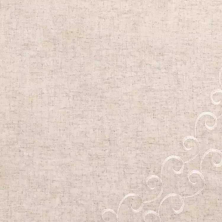 New Beige Embroidered Tree Skirt Christmas Tree Skirts & Collars