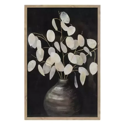 Kirklands Home Framed Art|Beige Eucalyptus Framed Art Prints