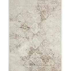 Kirklands Home Area Rugs|Beige Faded Damask Area Rug, 7x9 Tan