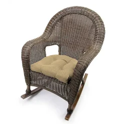 Kirklands Home Outdoor Cushions & Pillows|Beige French Edge 3-pc. Outdoor Wicker Cushion Set Tan