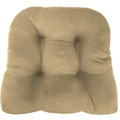 Kirklands Home Outdoor Cushions & Pillows|Beige French Edge 3-pc. Outdoor Wicker Cushion Set Tan