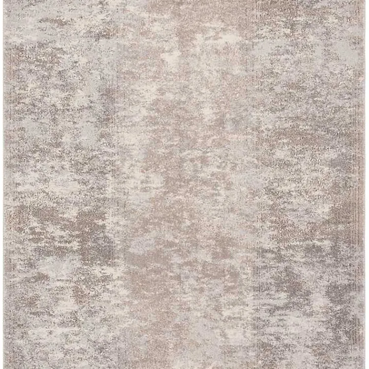 Kirklands Home Area Rugs|Beige Madison Abstract Area Rug, 6x6 Tan