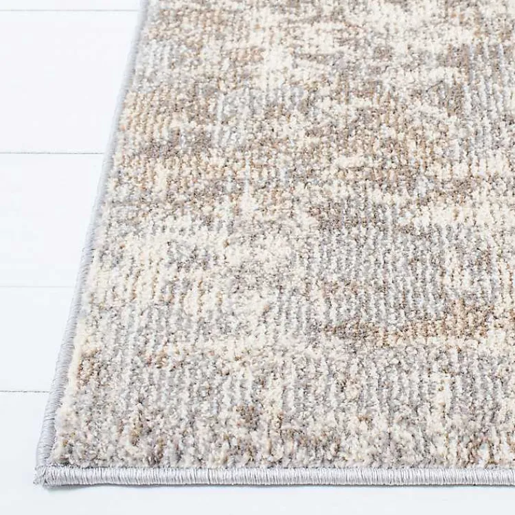 Kirklands Home Area Rugs|Beige Madison Abstract Area Rug, 6x6 Tan