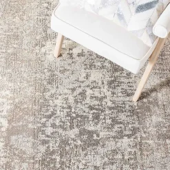 Kirklands Home Area Rugs|Beige Madison Abstract Area Rug, 6x6 Tan