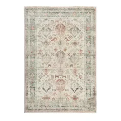 Kirklands Home Area Rugs|Beige Rosette Area Rug, 7x9