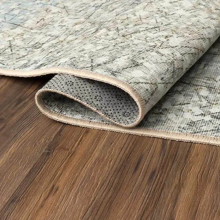 Kirklands Home Area Rugs|Beige Sotho Washable Area Rug, 5x7 Tan