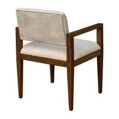 Kirklands Home Dining Chairs|Beige Upholstered Wood Dining Chairs, Set of 2 Tan