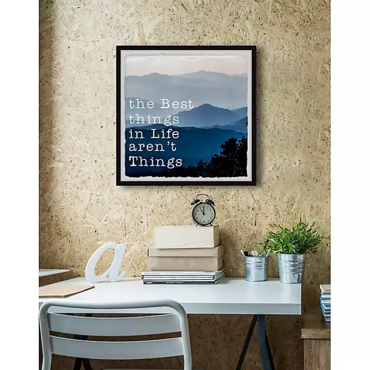 Kirklands Home Wall Quotes & Signs|Best Things in Life Framed Wall Plaque
