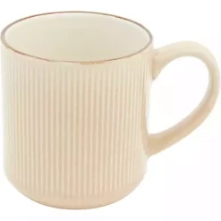 Kirklands Home Dinnerware|Betsy Cream Ribbed 16-pc. Dinnerware Set Tan