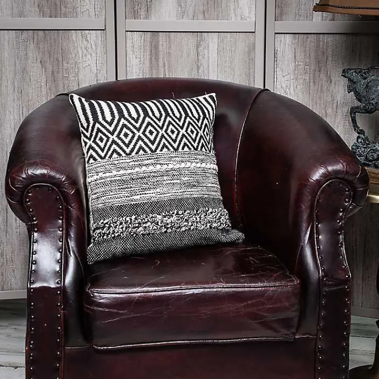 Hot Bianca Boho Textural Throw Pillow Pillows