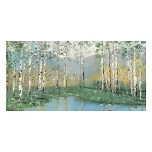 Kirklands Home Canvas Art|Birch River Giclee Canvas Art Print
