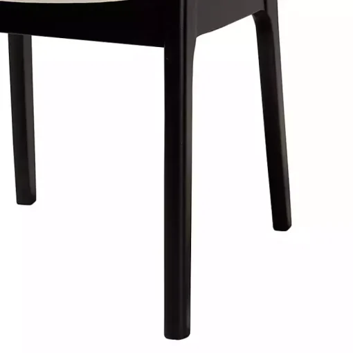 Kirklands Home Dining Chairs|Black & Cream Modern Dining Chairs, Set of 2 White