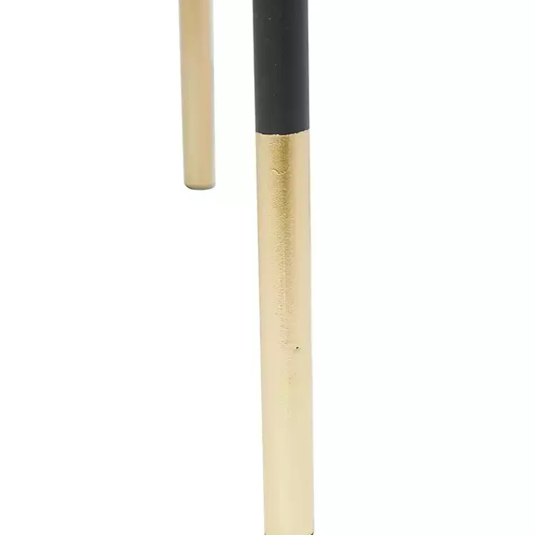 Kirklands Home Accent & End Tables|& Gold Metal Mesh Round Accent Table Black