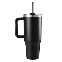 Kirklands Home Glassware & Drinkware|40 oz. Insulated Travel Tumbler Black