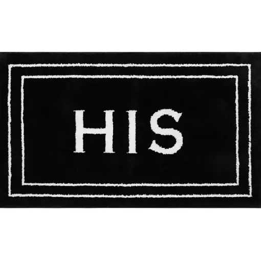 Kirklands Home Bathroom Rugs|& White Black