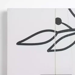 Kirklands Home Garden Decor|Black & White Home Sweet Home Porch Board