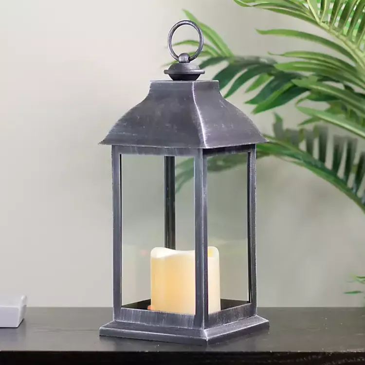Sale and Brushed Silver LED Candle Lantern Lanterns