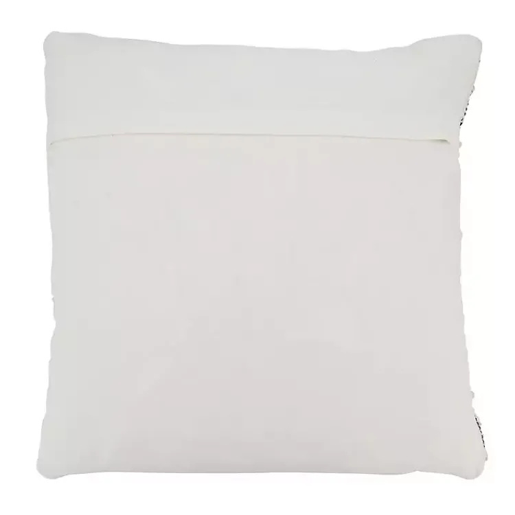 and Cream Striped Diamond Pillow Cover Pillows