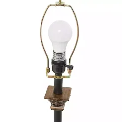 Kirklands Home Buffet Lamps|and Gold Fleur De Lis Buffet Lamp Black