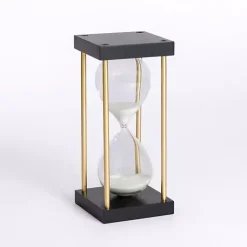 Sale Black and Gold Hourglass Decorative Accents