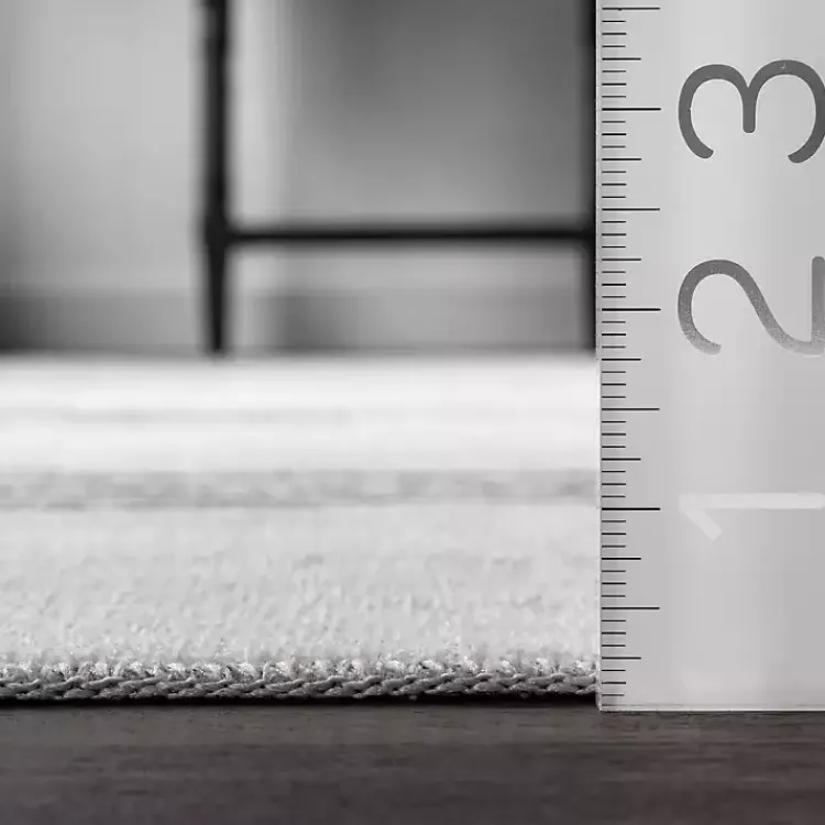 Kirklands Home Area Rugs|Black and Ivory Diamond Washable Area Rug, 4x6