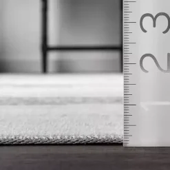 Kirklands Home Area Rugs|Black and Ivory Diamond Washable Area Rug, 5x8