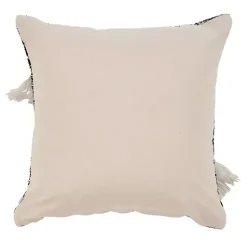 Sale Black and Natural Mingled Texture Pillow Pillows