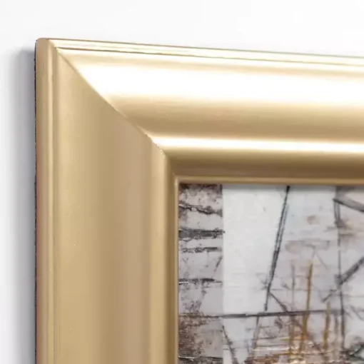 Kirklands Home Framed Art|Black and White Abstract II Gold Framed Art Print