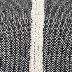 Discount and White Artisanal Stripes Lumbar Pillow Pillows