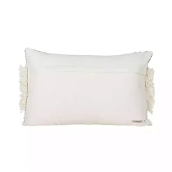 Online Black and White Boho Print Lumbar Pillow Pillows