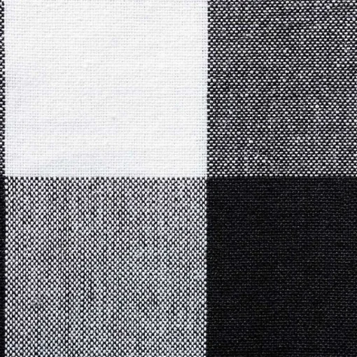 Kirklands Home Table Linens|and White Buffalo Check Napkins, Set of 6 Black