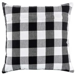 New and White Checkered Pillow Covers, Set of 2 Pillows