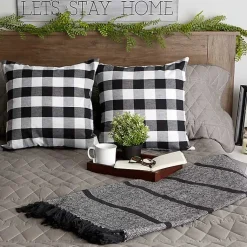 New and White Checkered Pillow Covers, Set of 2 Pillows