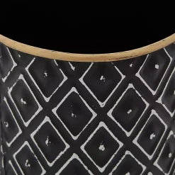 Best and White Embossed Diamond Jars, Set of 2 Decorative Bowls & Jars