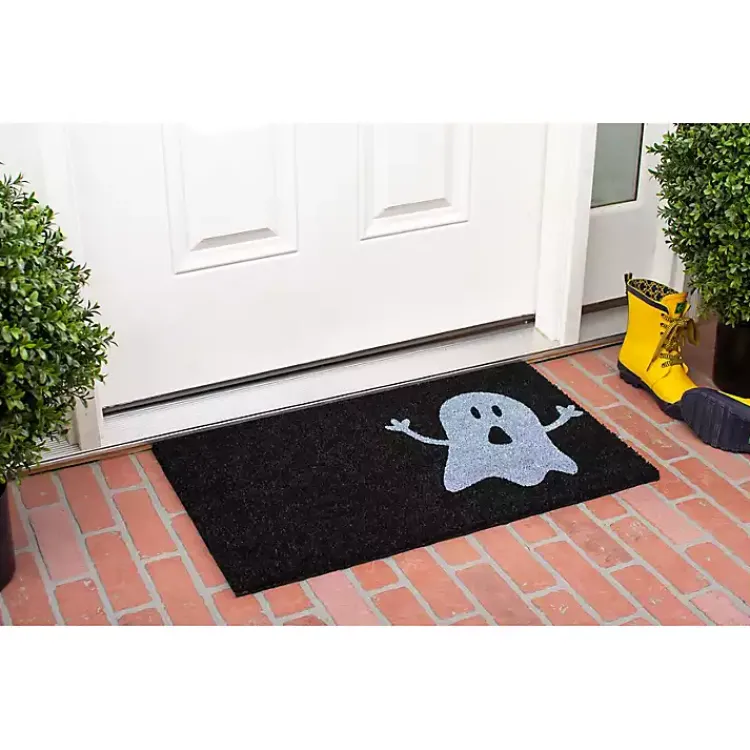 Best and White Ghost Doormat Halloween