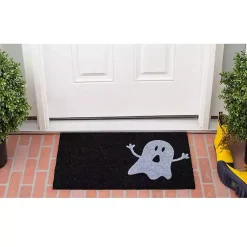 Best and White Ghost Doormat Halloween