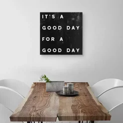 Kirklands Home Wall Quotes & Signs|Black and White It’s a Good Day Canvas Art Print