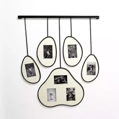 Online Black and White Paw Print Collage Frame Collage Frames
