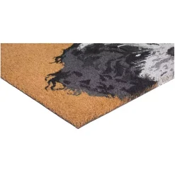 Kirklands Home Doormats|Black and White Shih Tzu Hello Doormat