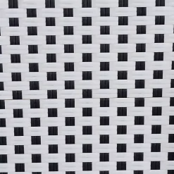 Kirklands Home Dining Chairs|Black and White Woven Dining Chairs, Set of 2