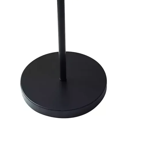 Kirklands Home Floor Lamps|Arched Cone Shade Floor Lamp Black