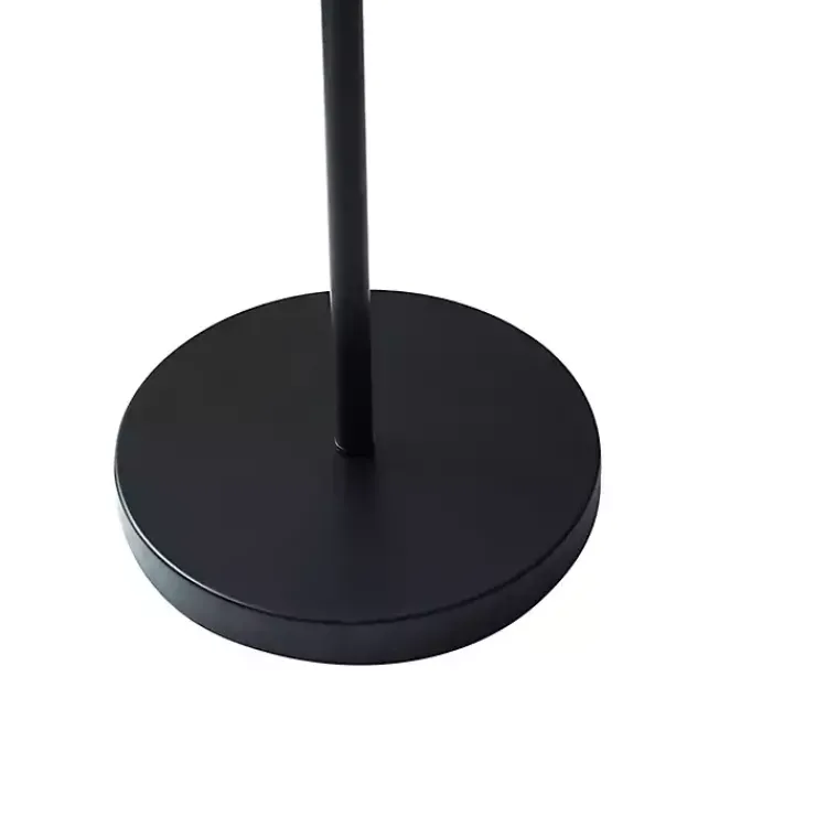 Kirklands Home Floor Lamps|Arched Cone Shade Floor Lamp Black